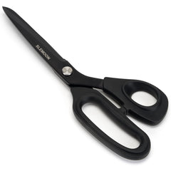 SLEMOON 10-inch scissors close-up showing ultra sharp blades for precise cuts and durability