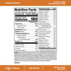 Glass of SlimFast shake highlighting a smooth, creamy texture.