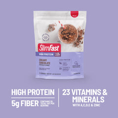 SlimFast on-the-go packaging enables easy meal replacement anywhere.
