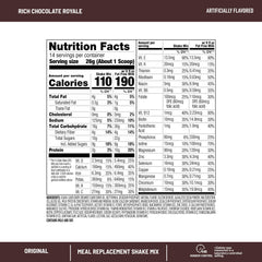 SlimFast Original scoop included for easy serving and measurement