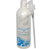 Slippery Stuff Gel bottle with pump enables precise, mess-free application.