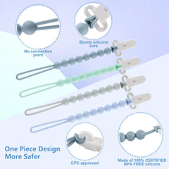 Slotic rust-free plastic clip in blue for easy cleaning and long-lasting use.