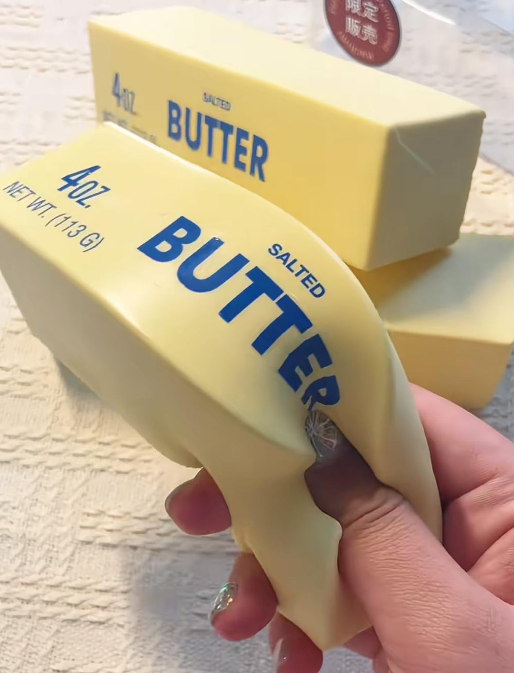 Slow Rising Squishy butter-stick 3pcs for quick desk stress relief