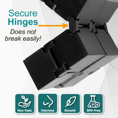 Small Fish Infinity Cube blocks and rivets detail highlighting sturdy construction.