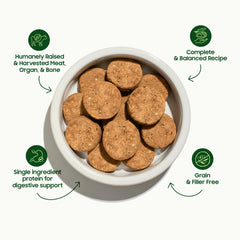 Smallbatch Pets organic vegetables and fruits image highlighting natural produce used in the recipe