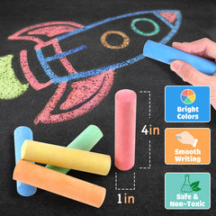 Small Fish dustless chalk keeps surfaces cleaner during sidewalk art