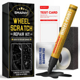 SMAPHY wheel scratch repair kit components laid out for prep