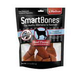 SmartBones beef-outside wrap chew with visible chicken center for a satisfying bite.