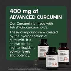 SMARTERNUTRITION Curcumin Softgels bottle back with directions and non-GMO claim