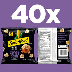 Smartfood bag close-up highlighting sealed freshness for easy snacking