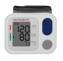SmartHeart one-button-start interface simplifies quick blood pressure checks