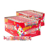 Smarties Giant Rolls in a box, ready for sharing at parties
