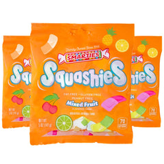 Smarties Squashies mixed fruit flavors pack for sharing at parties.