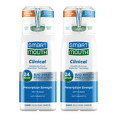 SmartMouth Clinical zinc-activated mouthwash bottle for all-day fresh breath.