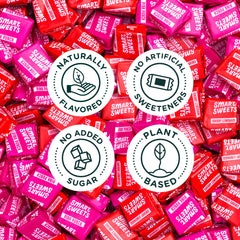 SmartSweets SweetChews high-fiber per bag, fiber-forward candy.