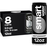 Smartwater alkaline antioxidants can eight-pack ready for on-the-go hydration.