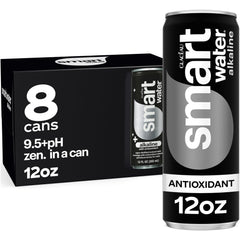 Smartwater alkaline antioxidants can eight-pack ready for on-the-go hydration.