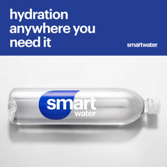 Smartwater bottle with added electrolytes for improved flavor