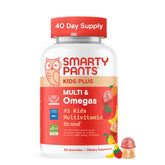 SmartyPants Kids Plus Multi & Omegas bottle pour for easy daily dosing