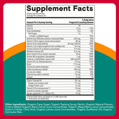 Smartypants Organic Prenatal Gummies jar front emphasizes USDA organic certification.
