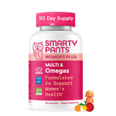 SmartyPants Women’s Multivitamin Gummies bottle front for easy daily wellness.