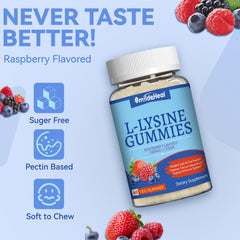 Chewy chewable lysine gummies by SmildeHeal