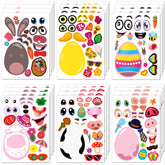SmilinFit Easter stickers for kids with six sheets for baskets.