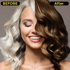 Sminktec 3in1 herbal dye shampoo texture shows smooth formula for even distribution.