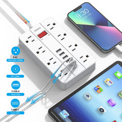 SMNICE USB C port with six USB ports for convenient device charging