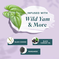 SMNutrition Estro-Life Wild Yam close-up emphasizes skin-nourishing botanicals.