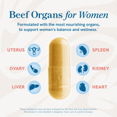 SMNutrition beef liver capsules highlighting grass-fed nutrient profile for energy