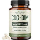 SMNutrition Calcium D-Glucarate with DIM bottle for hormone balance.