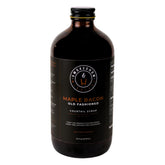 Smokeshow cocktail syrup bottle with maple-bacon flavor for Old Fashioned.