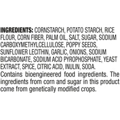 Snack Factory everything flavor pretzel crisps sprinkled with seeds for savory bite