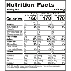 Snack Factory Pretzel Crisps Garlic Parmesan bag with savory cheese crunch