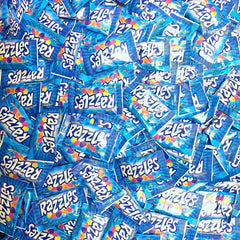 Snack Mountain Razzles close-up of lemon flavor with bright citrus finish.
