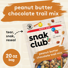 Snak Club toffee peanuts and pretzels close up highlighting sweet salty crunch