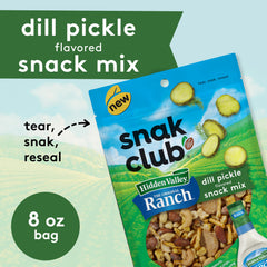 Snak Club resealable 8 oz bag preserving freshness for travel and home snacking