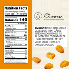 Snak Club Tajin Toasted Corn crispy nuggets with mild heat and lime tang