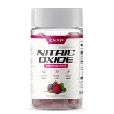 Snap Supplements Nitric Oxide Gummies label with beet root extract for circulation support