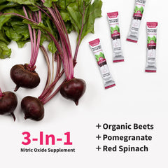 Snap Supplements organic beets close-up highlighting natural ingredients
