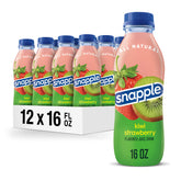 Snapple Kiwi Strawberry bottle side view showing a bright, refreshing flavor for everyday sip.