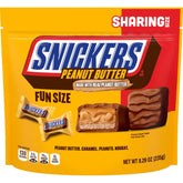 Snickers Fun Size bag front view for sharing moments.