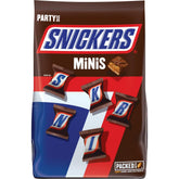 Snickers Minis bulk bag 35.6 oz, ideal for sharing at events.