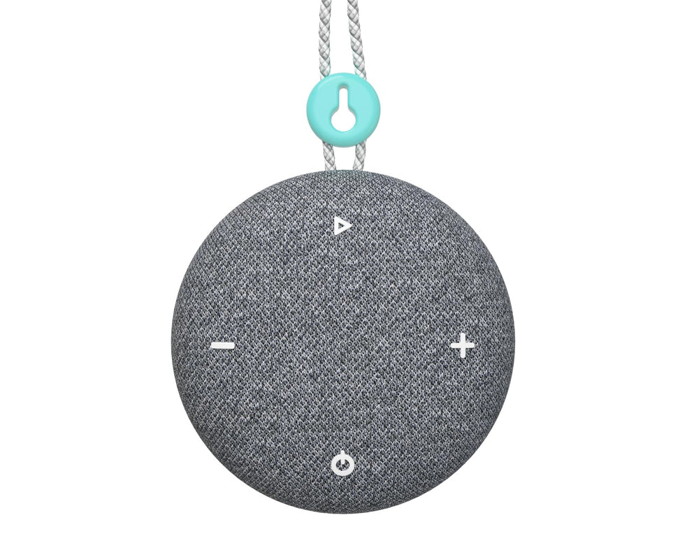 SNOOZ Go 2 night light glow enhances bedside ambiance for calmer evenings.