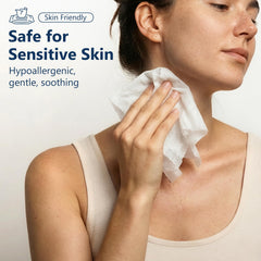 Snuvid aloe and vitamin E formula shown for skin-friendly care.
