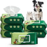 Snuvid dog wipes packaging front showing unscented formula for sensitive pets