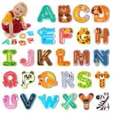 Soarly magnetic Zebra letter on fridge helps kids learn alphabet through imagery.