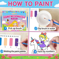 Socoler Paint with Water two brushes in pack for mess-free painting