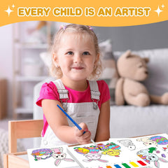 SOCOLER Paint with Water two brushes included for easy, portable art sessions